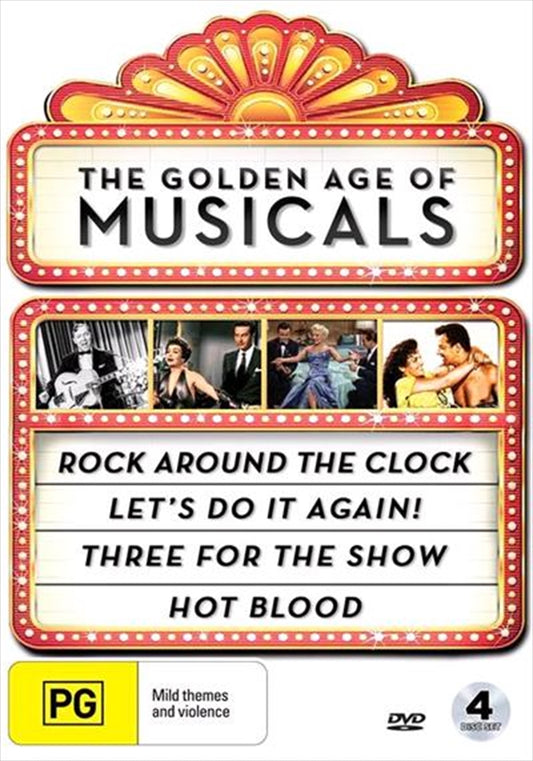 Golden Age Of Musicals Collection DVD - 4 Remastered Classics (1953-1958)