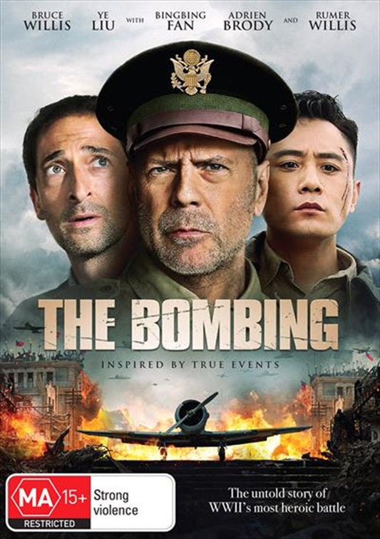 The Bombing DVD - Bruce Willis, Adrien Brody, Epic WWII Story, 1 Disc