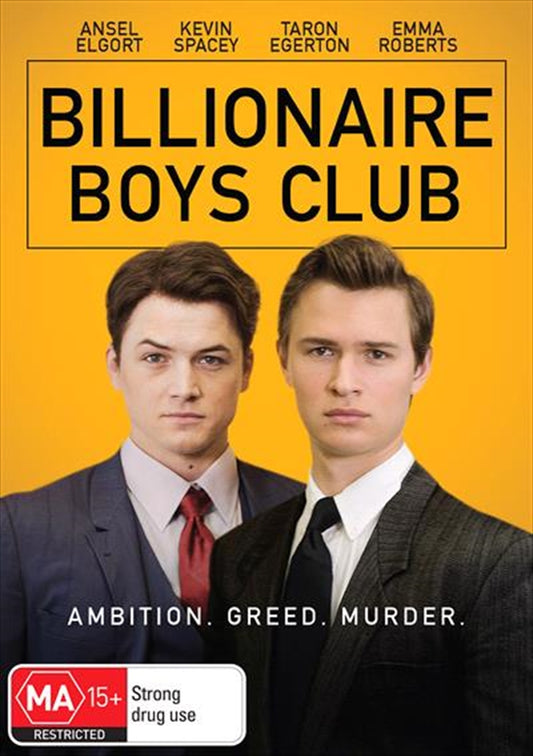 Billionaire Boys Club DVD - True Story of Greed, Ambition & Betrayal