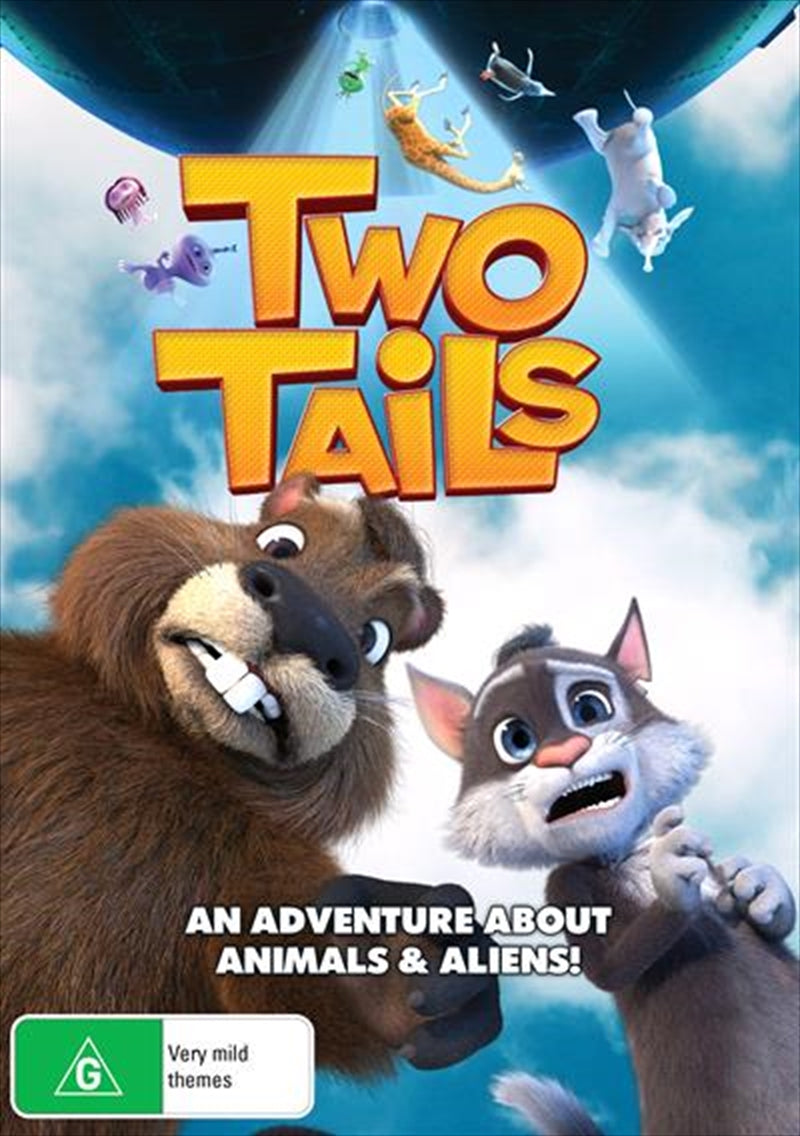 Two Tails DVD - Bob the Beaver & Max the Cat's Adventure in Space