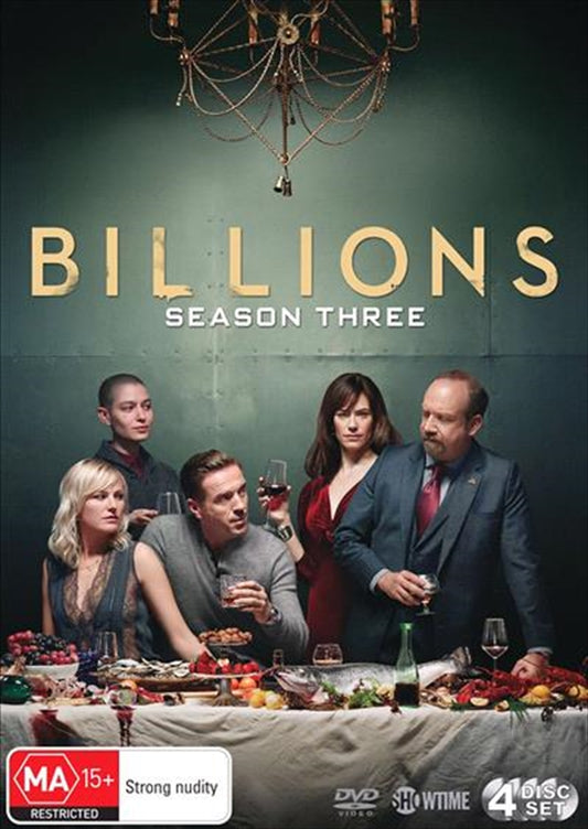 Billions - Season 3 DVD: U.S. Attorney vs. Hedge Fund King, 5 Discs