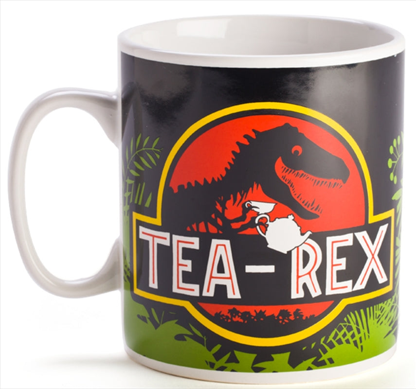 Tea Rex Giant Mug - 16oz Ceramic Tea Mug with Fun Dinosaur Design - SuperSaverAU - view 1