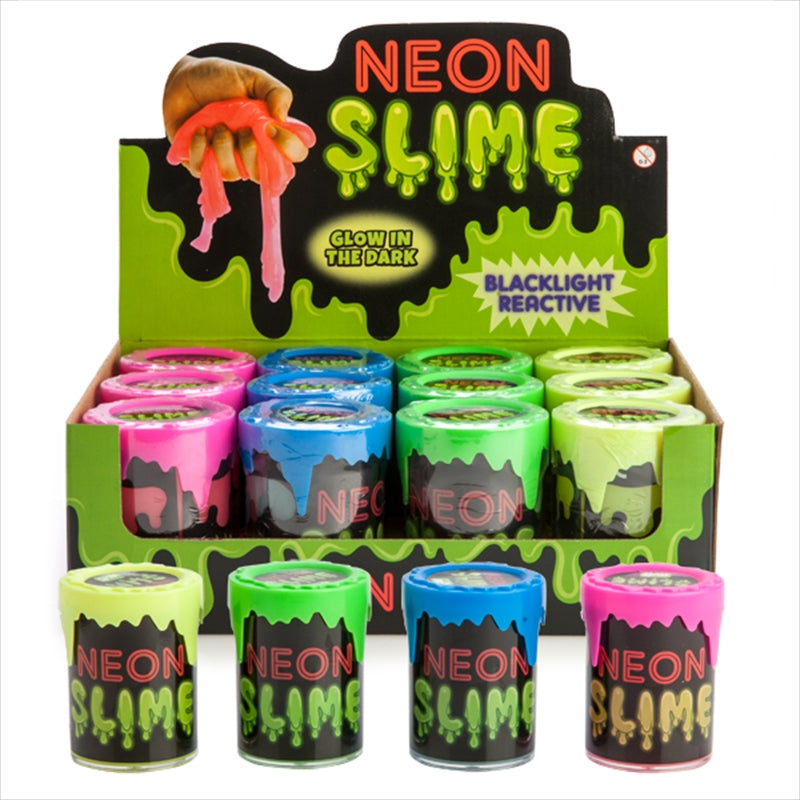 Glow In The Dark Neon Slime Assorted Colours Randomly Sent - SuperSaverAU - view 1