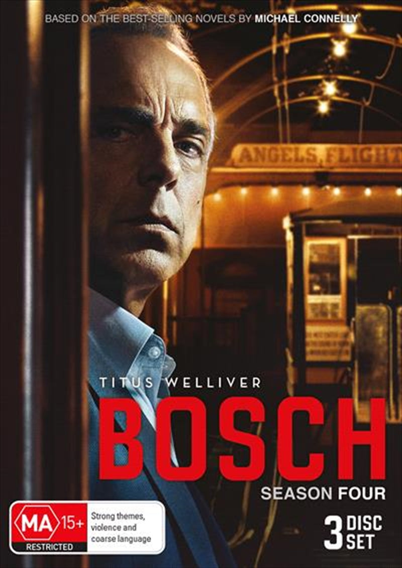 Bosch Season 4 DVD - L.A.P.D. Homicide Detective Drama