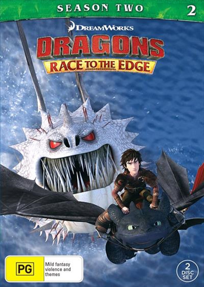 Dragons - Race To The Edge - Season 2 DVD - Adventure with Hiccup & Toothless