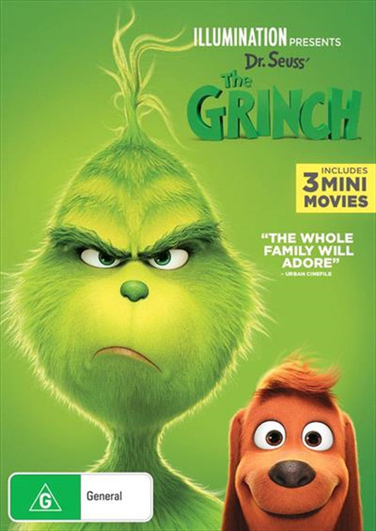 The Grinch DVD - Animated Holiday Classic with Benedict Cumberbatch, 1 Unit