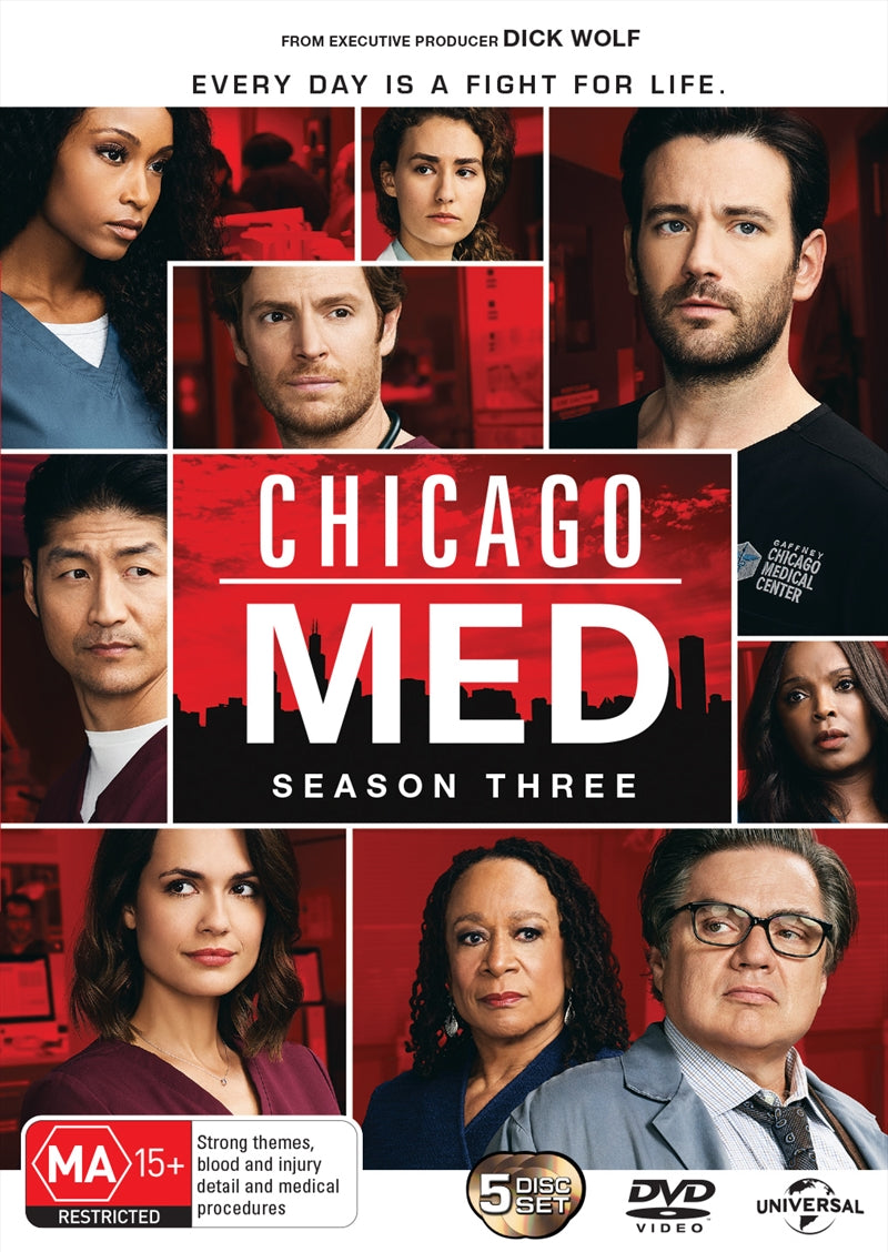 Chicago Med - Season 3 DVD - Emotional Thrill Ride Through Hospital Chaos
