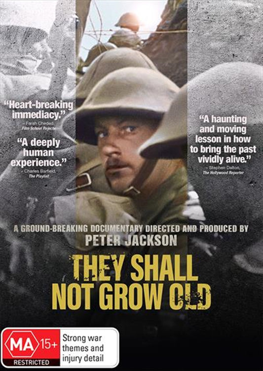 They Shall Not Grow Old DVD - Peter Jackson's World War I Documentary