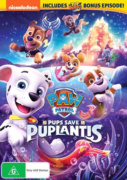 Paw Patrol - Pups Save Puplantis DVD - Adventure Bay Rescue Adventure