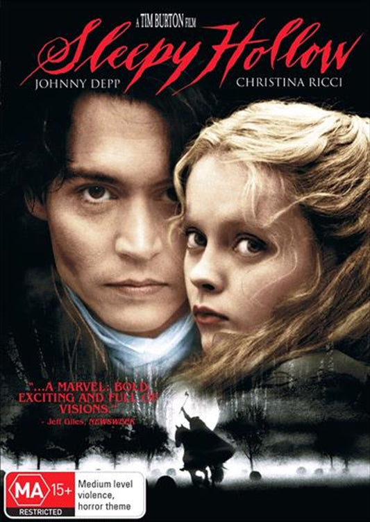 Sleepy Hollow DVD - Tim Burton's Chilling Classic Starring Johnny Depp, 1799