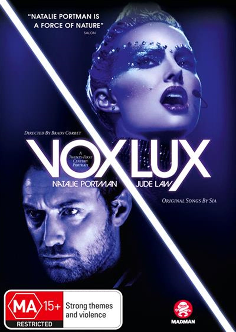 Vox Lux DVD - Celeste's Journey from Prodigy to Pop Star, Original Songs by Sia