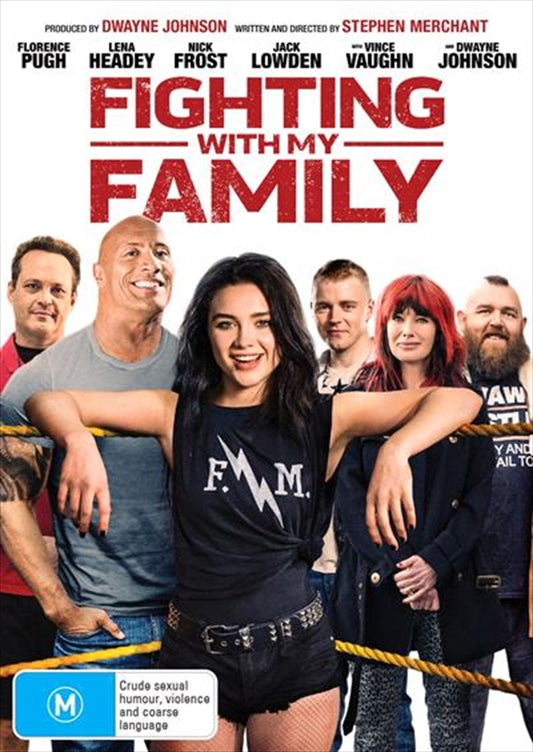 Fighting With My Family DVD - Family Comedy about WWE Dreams and Struggles