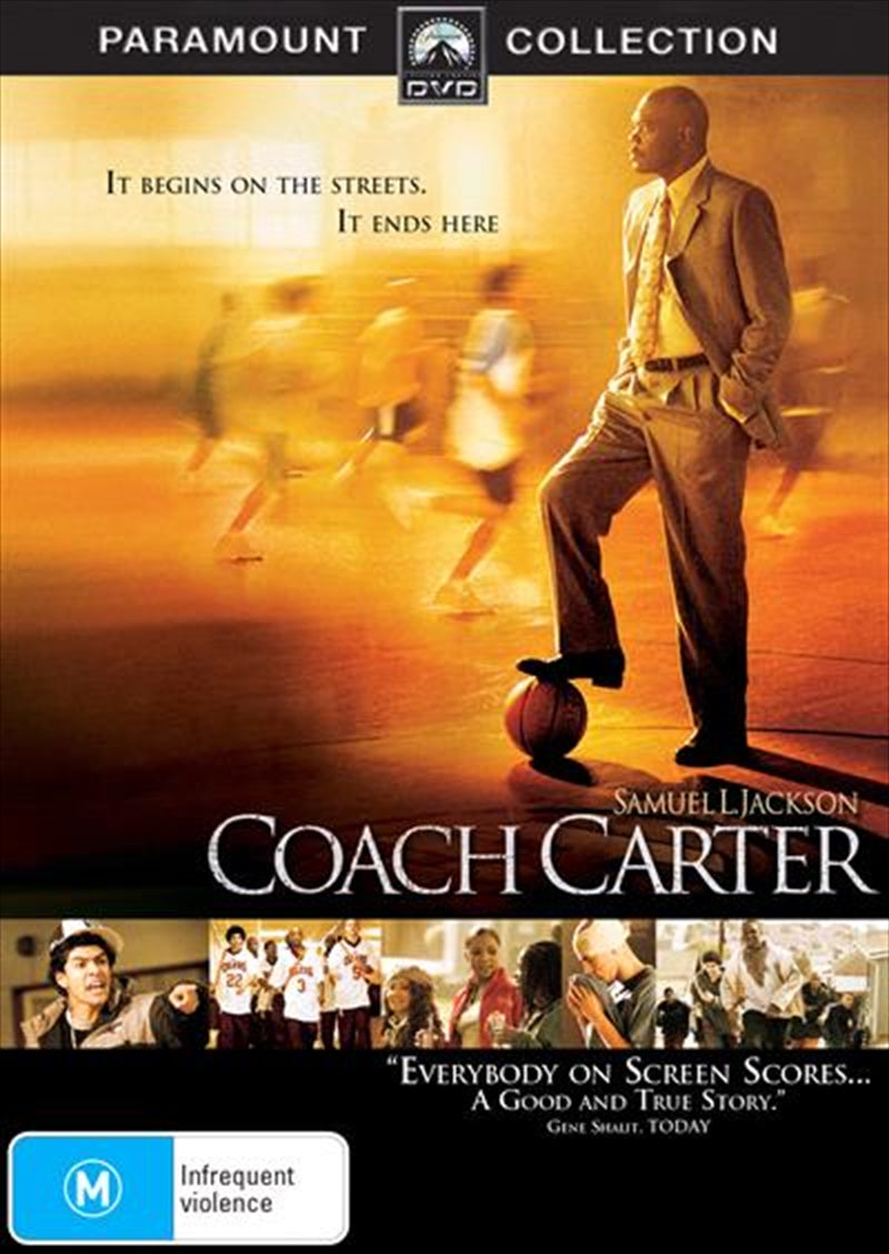 Coach Carter DVD - Inspiring True Story of Ken Carter, Basketball Coach, 1999