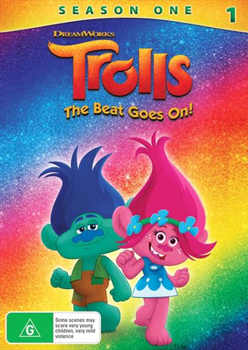 Trolls - The Beat Goes On - Season 1 DVD, Follows Queen Poppy & Friends