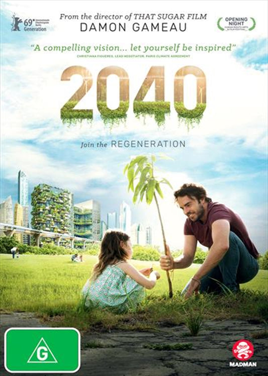 2040 DVD - Innovative Documentary by Damon Gameau on Future Solutions