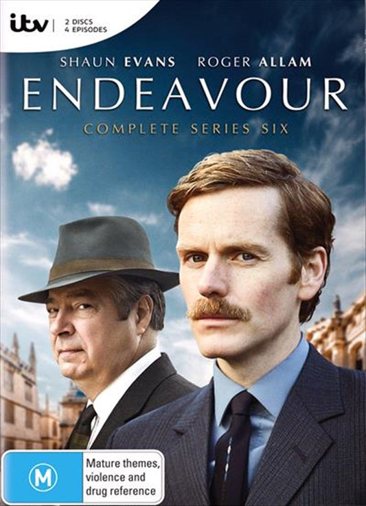 Endeavour - Series 6 DVD, 1969 Mystery Drama, Unresolved Murder Case