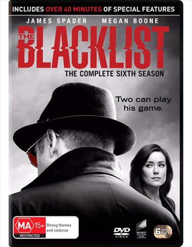 Blacklist - Season 6 DVD - FBI Profiler Elizabeth Keen's Thrilling Journey