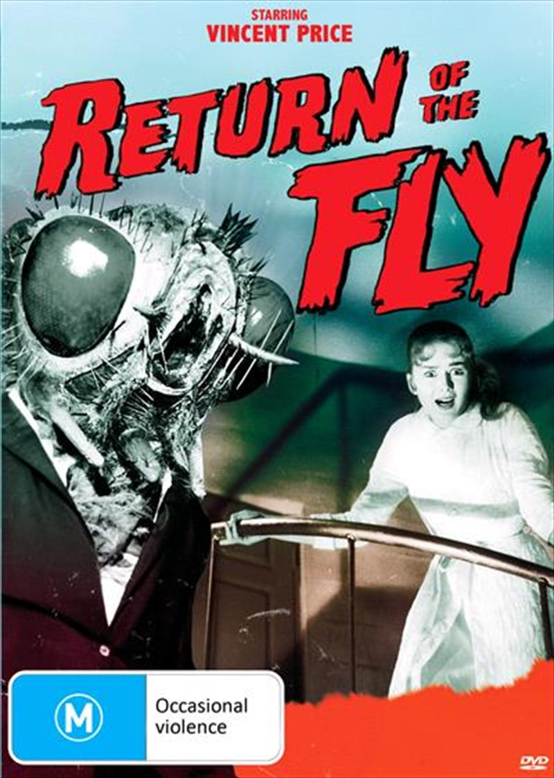 Return Of The Fly DVD - Sequel to The Fly, Insect Transformation Story