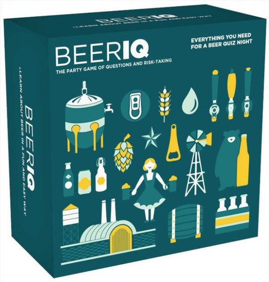 BeerIQ Trivia Party Game - 400 Beer Questions for Fun Learning