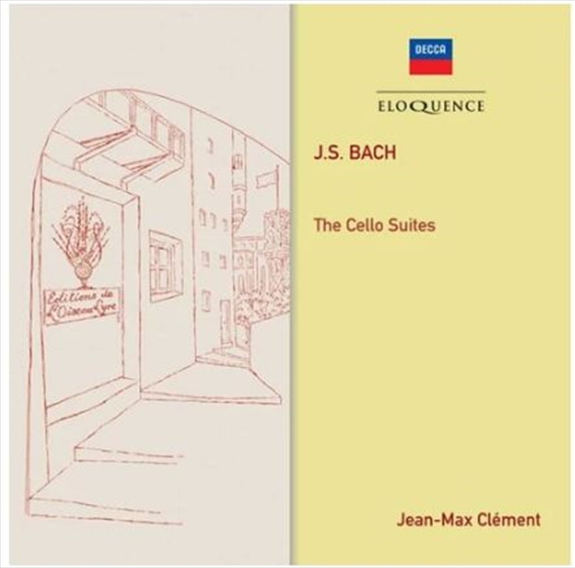 Bach Cello Suites CD Album by Max Clement - Classical Music
