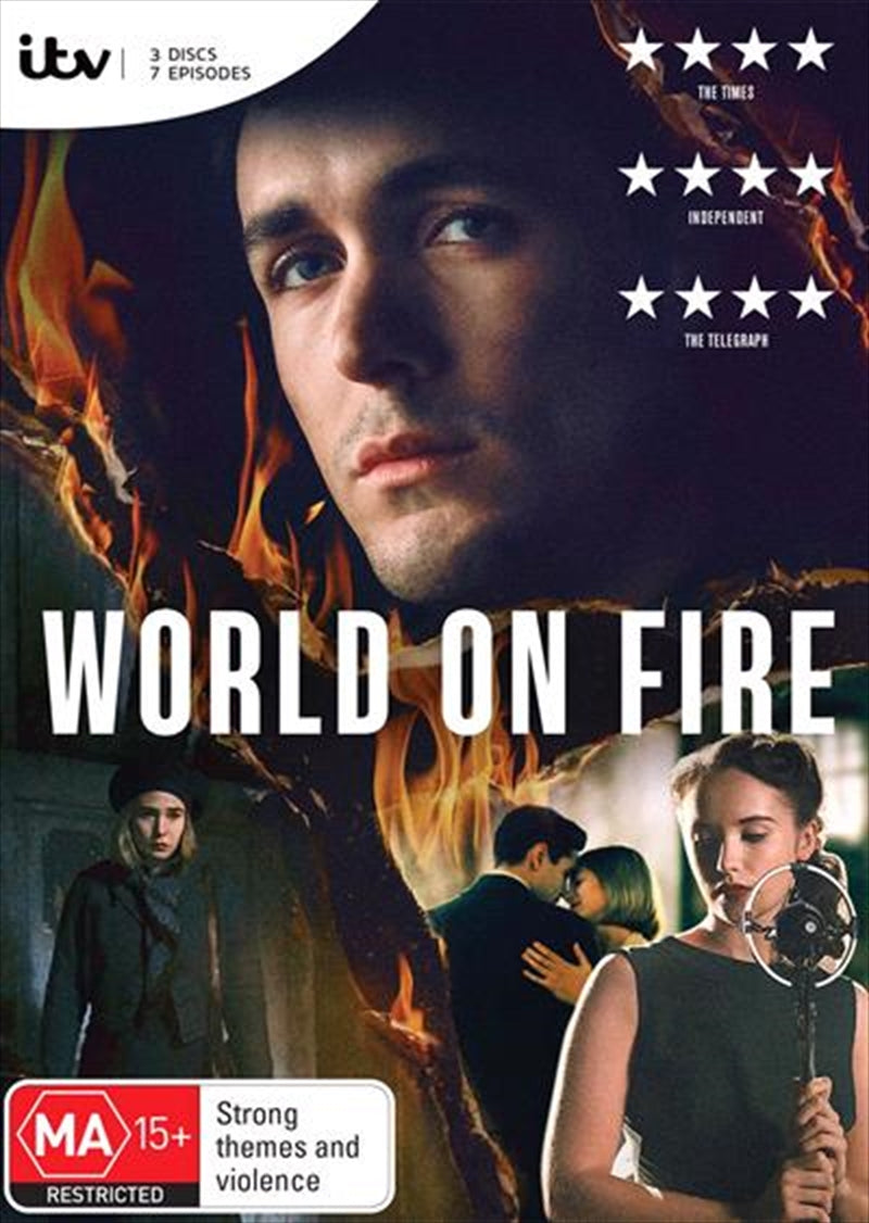 World On Fire DVD - Multi-Stranded Drama of WWII, Emotional Human Stories