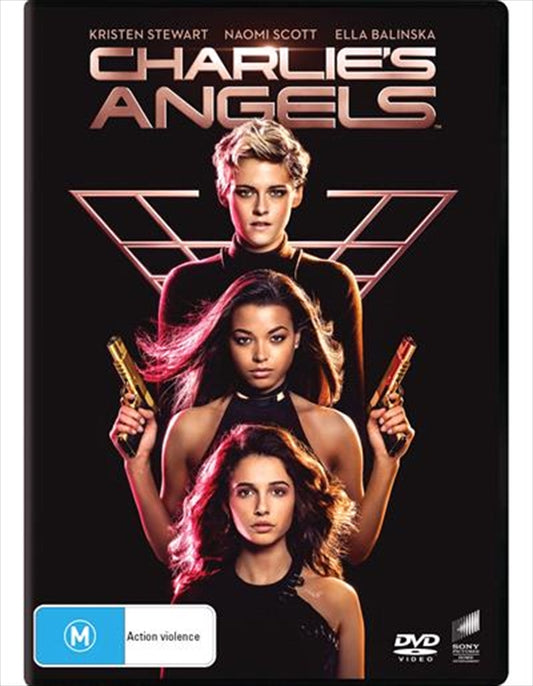 Charlie's Angels DVD - Kristen Stewart, Naomi Scott, Ella Balinska, Action Film