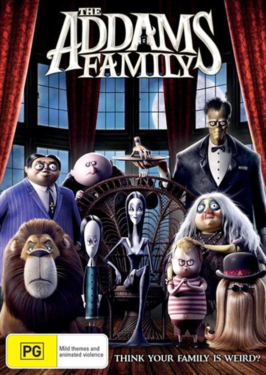 Addams Family DVD - Eccentric Macabre Family Comedy, 1 Size
