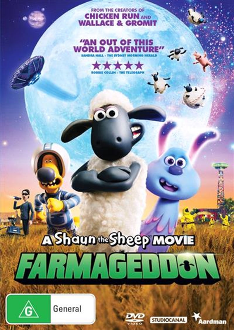 Shaun The Sheep Movie - Farmageddon DVD - Family Adventure Film