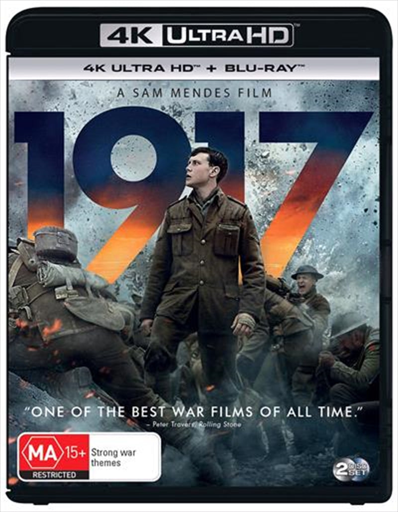 1917 | Blu-ray + UHD - First World War Film, Mission to Save Soldiers