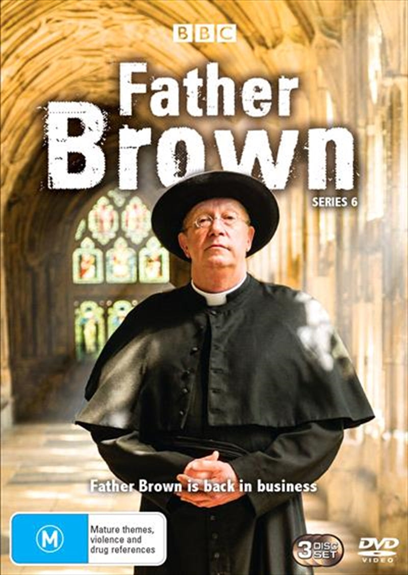 Father Brown - Series 6 DVD, 1950s Crime Drama, Includes Suspicious Death & Spy Encounter