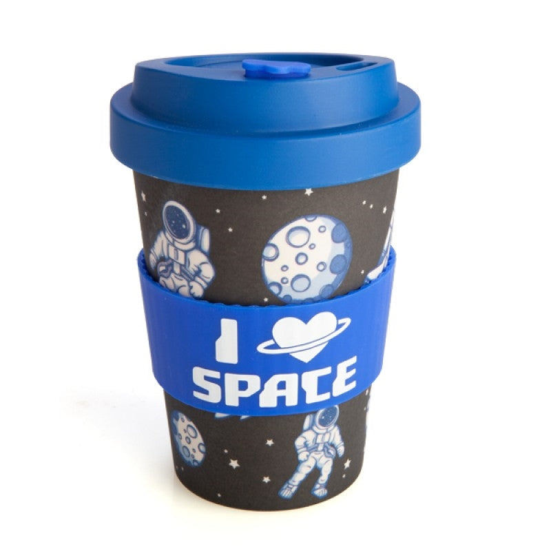 Space Eco-to-Go Bamboo Travel Cup with Astronaut Design