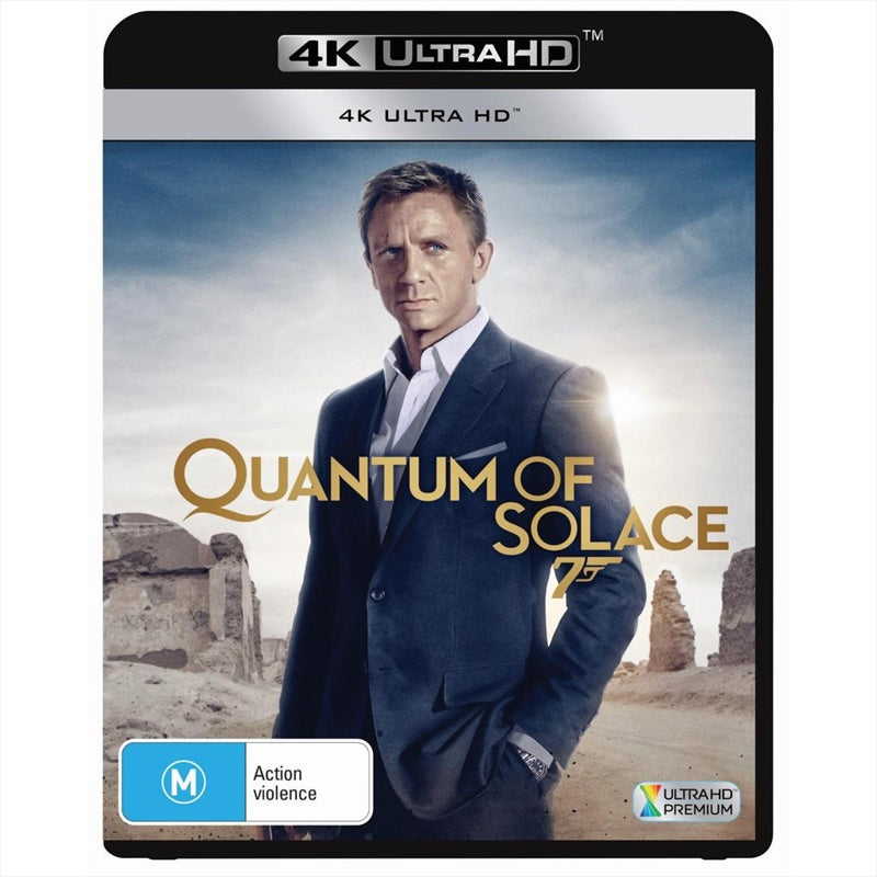 Quantum Of Solace UHD - James Bond Film with Daniel Craig and Judi Dench