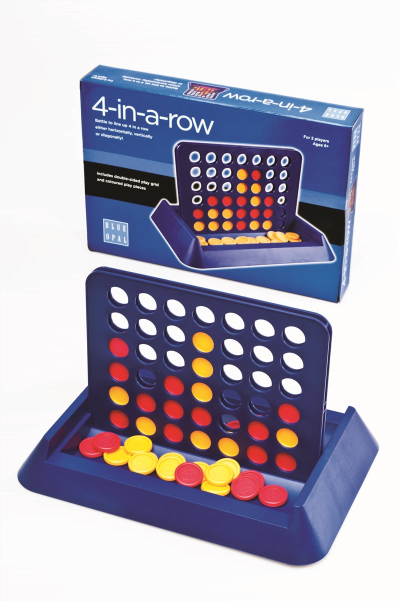 Four In A Row Game - Colourful Two-Player Family Game for Kids