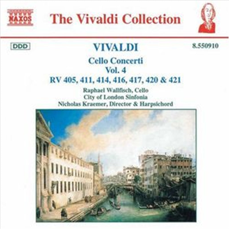 WALLFISCH/CITYO Cello Concerti CD Album - Vivaldi, Great Sound Quality