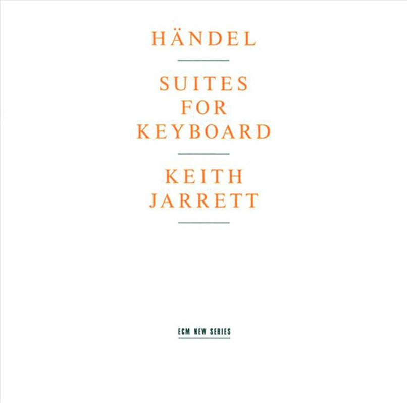 CD Album: Handel Suites For Keyboard by Keith Jarrett
