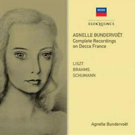 Agnelle Bundervoet Comp Recor CD Album - Classical Music