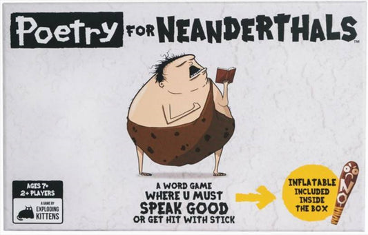 Poetry for Neanderthals Card Game - Family-Friendly, 200 Cards, 2+ Players