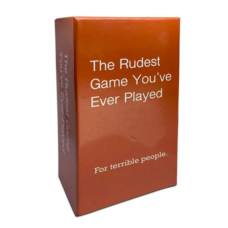 Rudest Game - Inappropriate Card Game for Terrible People, Australian Made