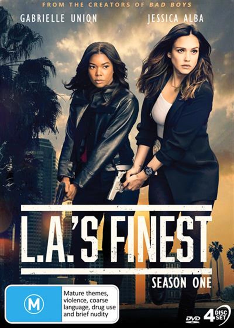 LA's Finest - Season 1 DVD, Action-Packed Detective Series, 1 Disc