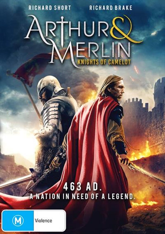 Arthur and Merlin - Knights Of Camelot DVD, 463 AD Tale of Power & Betrayal