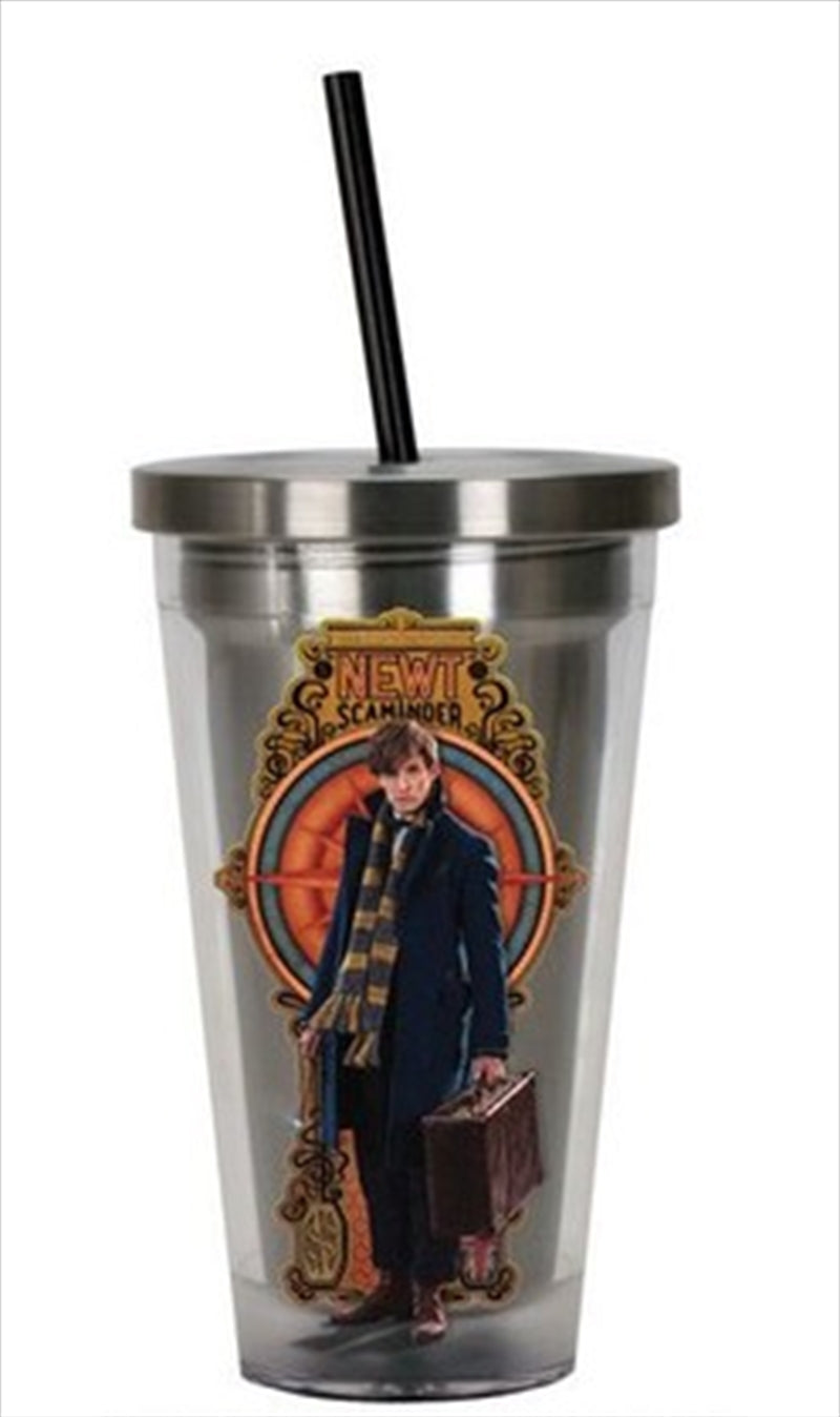 Fantastic Beasts Cup with Straw Combo - 16 oz, Fun Design