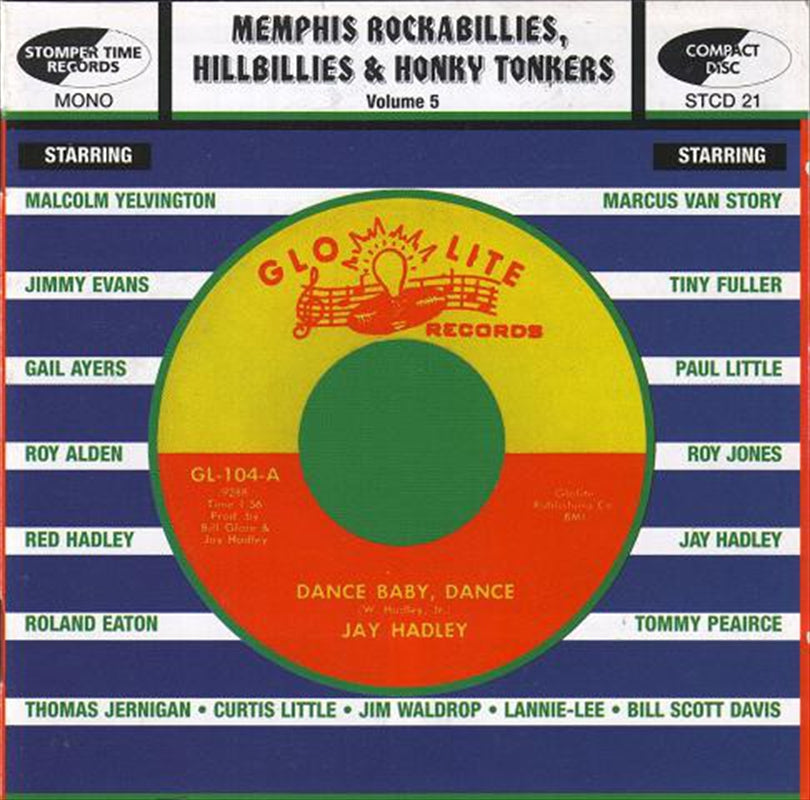 Memphis Rockabillies Hillbillies CD Album - Rock/Pop Music