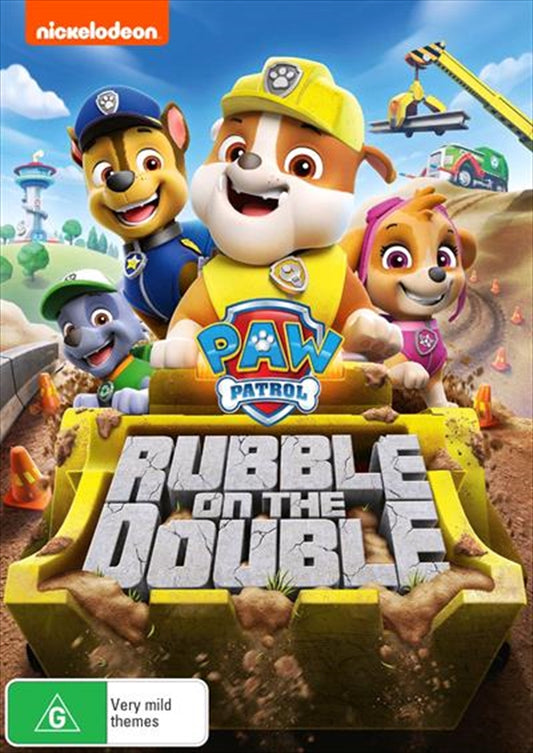 Paw Patrol Rubble On The Double! DVD - Adventure Bay Rescue Adventure