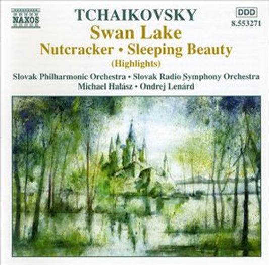 Tchaikovsky Classical CD Album: Swan Lake & The Nutcracker - Halasz/Lenard