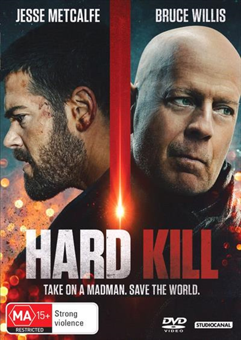 Hard Kill DVD - Action Thriller Starring Bruce Willis, Kidnapping Plot