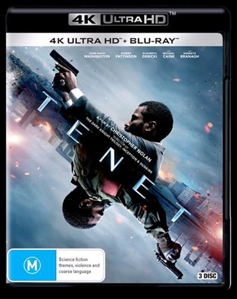 Tenet | Blu-ray + UHD - John David Washington Sci-Fi Action Spectacle