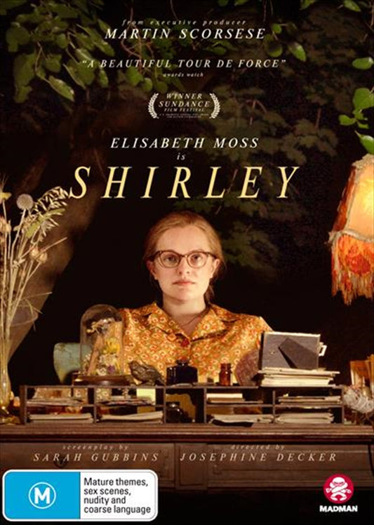 Shirley DVD - Horror Film Starring Elizabeth Moss, Odessa Young, Michael Stuhlbarg