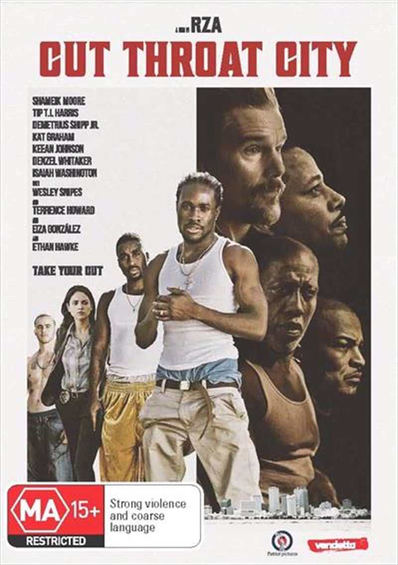 Cut Throat City DVD - Thriller-Heist Film Directed by RZA, Starring Ethan Hawke