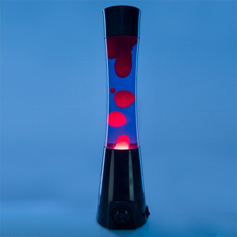 Bluetooth Speaker Lava Lamp Black/Purple/Red Motion - SuperSaverAU - view 1