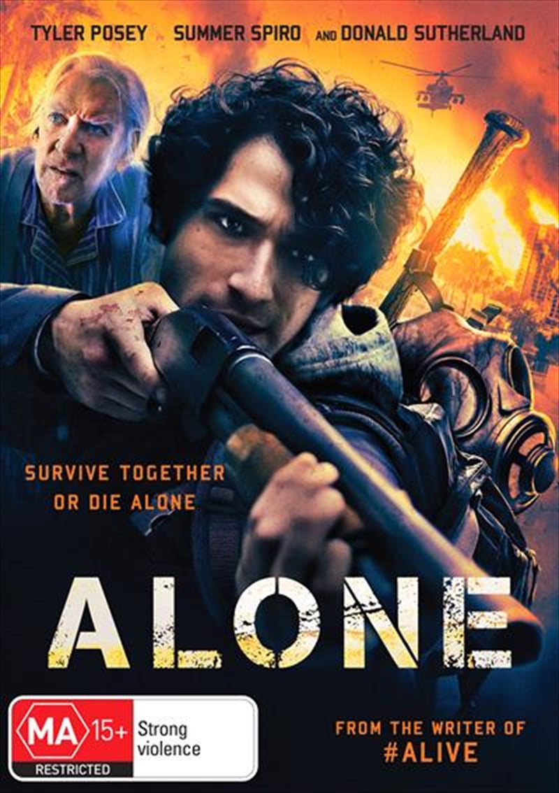 Alone DVD - Survival Thriller Starring Tyler Posey & Donald Sutherland